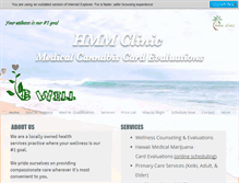 Tablet Screenshot of hawaiimedicalmarijuana.net